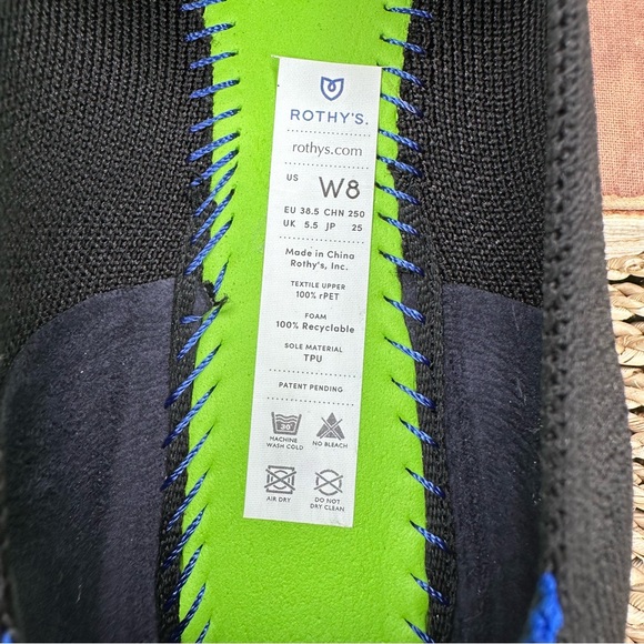 Rothy's The Loafer Black Sz 8 - Picture 10 of 15